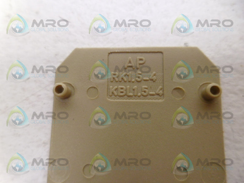 CONTA CLIP RK1.5-4 TERMINAL BLOCK NSNP