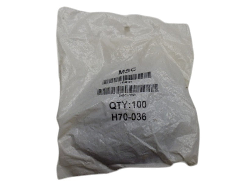 MSC H70-036 O RINGS (PKG OF 100)  NSMP