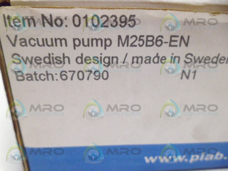 PIAB 0102395 VACUUM PUMP NSMP