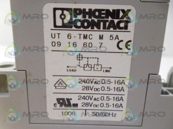 PHOENIX CONTACT UT6TMCM5A CIRCUIT BREAKER NSNP