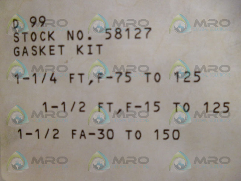 SARCO 58127 GASKET KIT NSMP