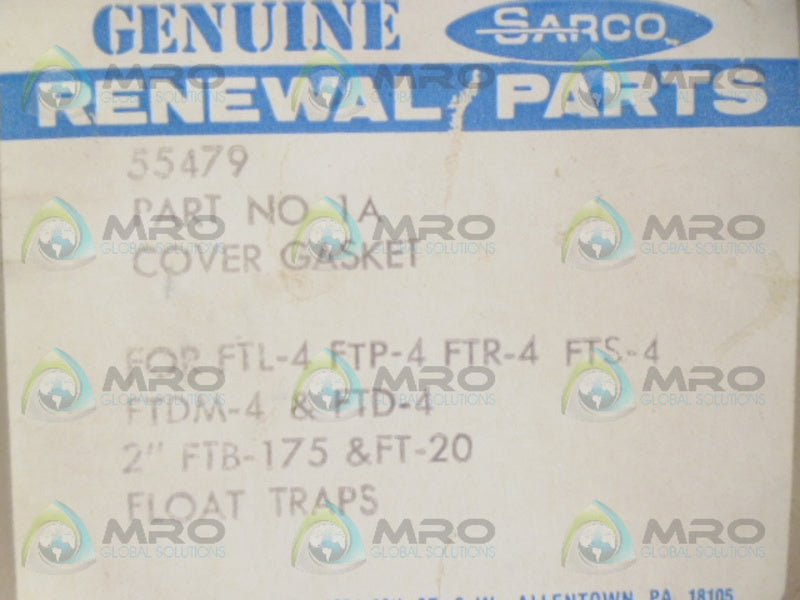 SARCO 1A COVER GASKET NSMP