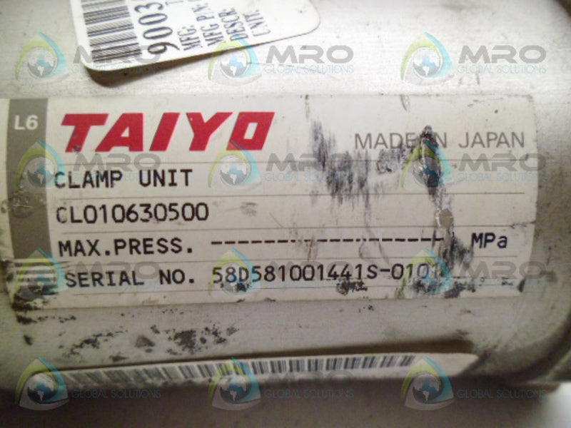 TAIYO CL010630500 CLAMP UNIT UNMP