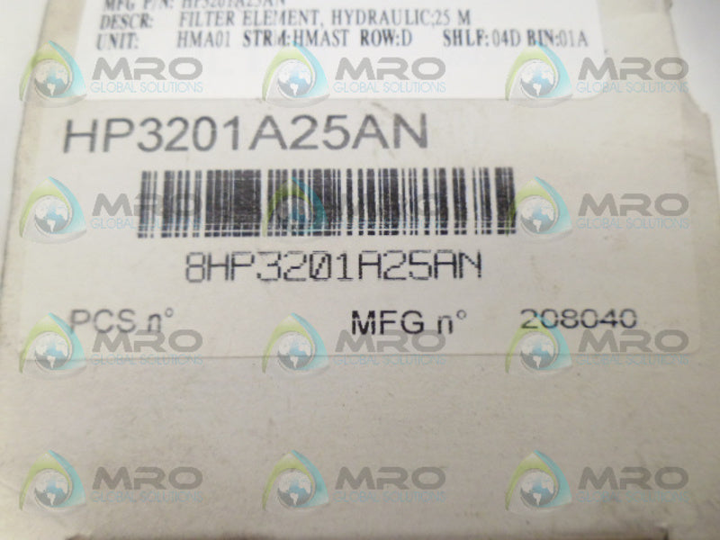 MP FILTER HP3201A25AN HYDRAULIC FILTER  NSMP