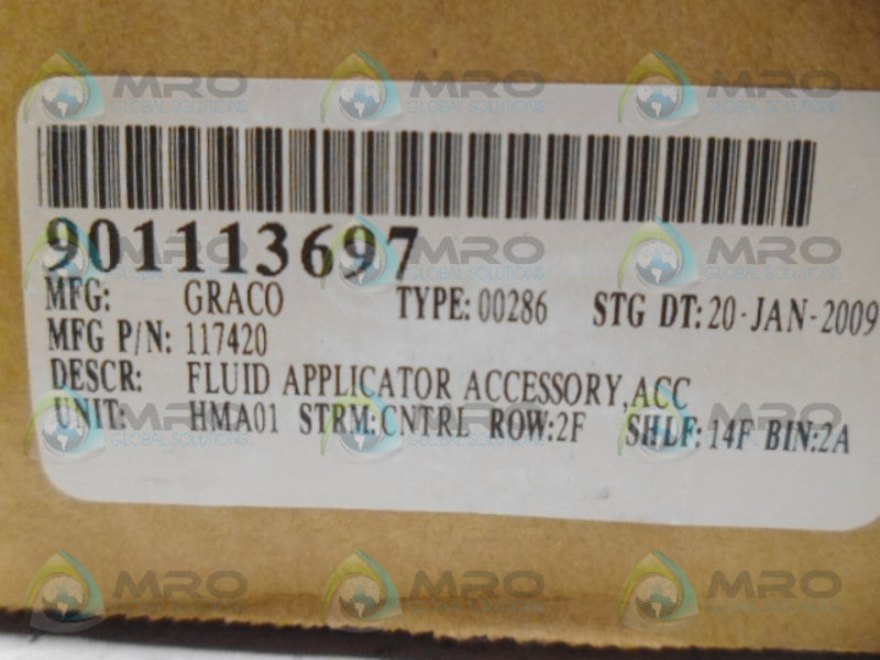 GRACO 117420 FLUID APPLICATOR NSMP