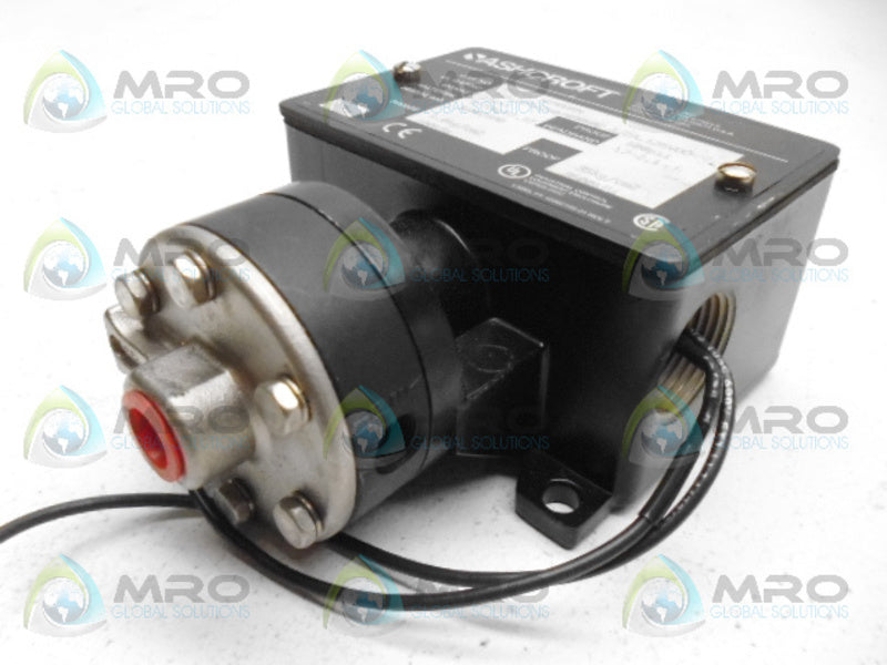 ASHCROFT B424VXFMG6RN PRESSURE SWITCH 15 PSI NSNP