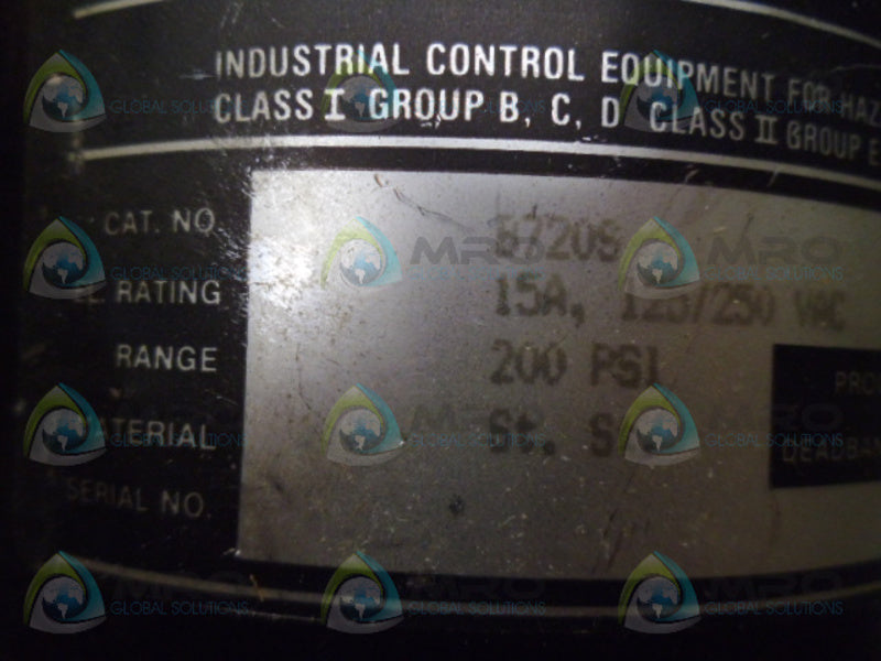 ASHCROFT B720S PRESSURE SWITCH NSNP