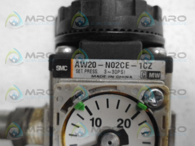 SMC AW20-N02CE-1CZ FILTER REGULATOR UNMP