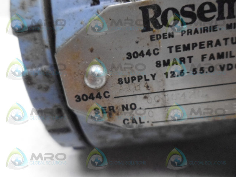 ROSEMOUNT 3044CA1B4 TEMPERATURE TRANSMITTER UNMP