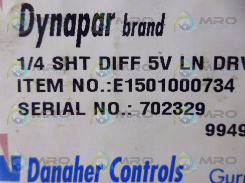 DANAHER CONTROLS E1501000734 NSMP