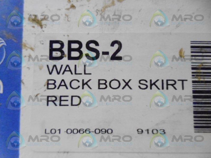 HONEYWELL BBS-2 WALL BACK BOX SKIRT NSMP