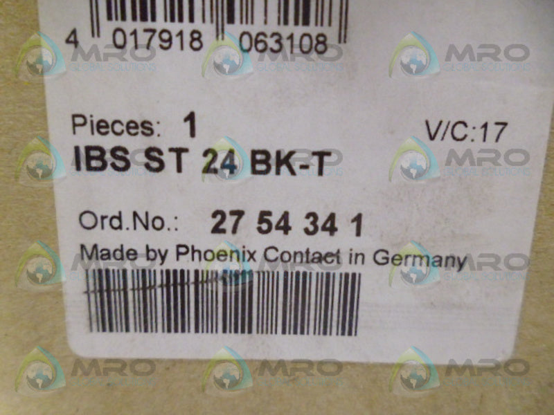 PHOENIX CONTACT IBSST24BK-T NSMP