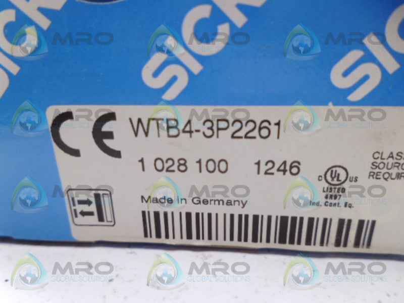SICK WTB4-3P2261 PROXIMITY SENSOR NSMP