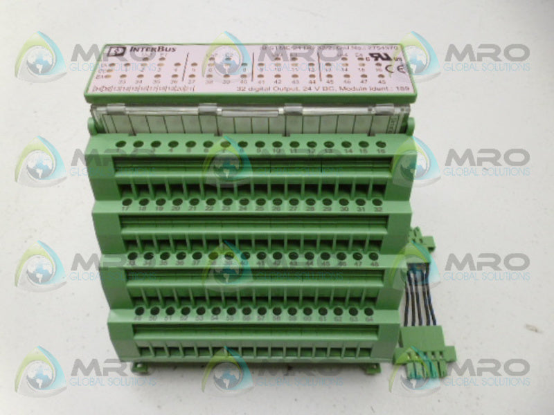 PHOENIX CONTACT IBST24DO32/2 INTERBUS OUTPUT MODULE NSMP