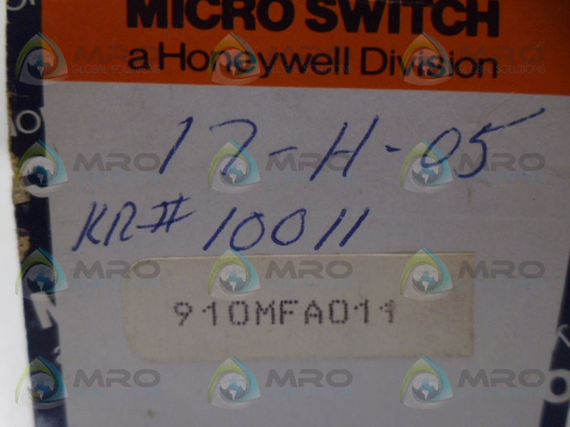 MICRO SWITCH 910MFA011 SWITCH NSMP