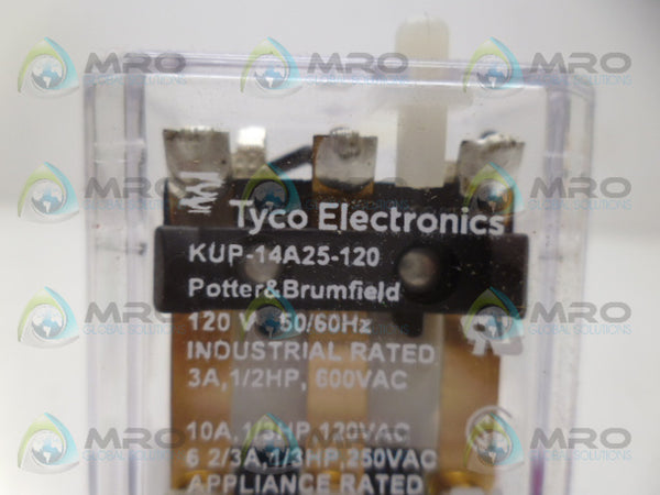 TYCO KUP-14A25-120 RELAY UNMP