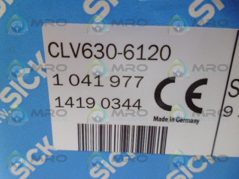 SICK CLV630-6120 BAR CODE SCANNER NSMP