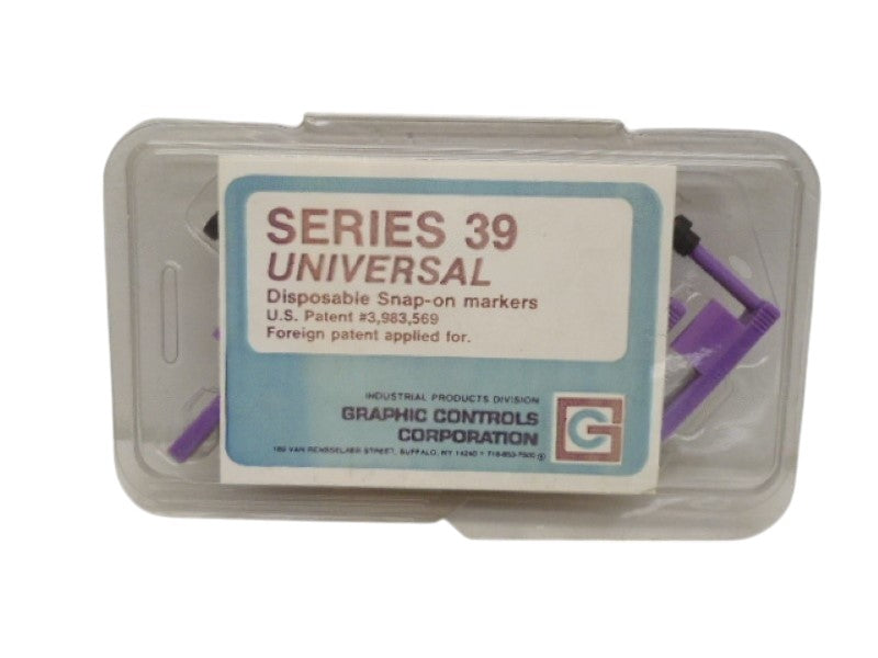 GRAPHIC CONTROL SERIES 39 SNAP-ON MARKERS PURPLE (PKG OF 6)  NSNP IN PACKAGE