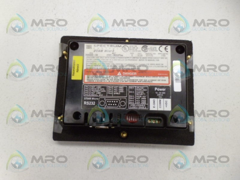 SPECTRUM 7630200-04 CONTROL PANEL NSNP