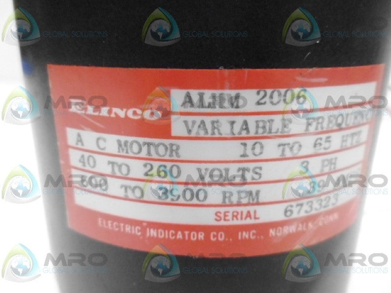 ELINCO ALHM2006 AC MOTOR NSNP
