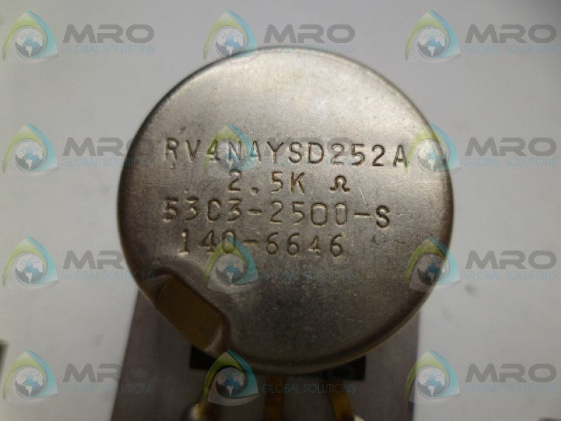 CLAROSTAT RV4NAYSD252A POTENTIOMETER UNMP