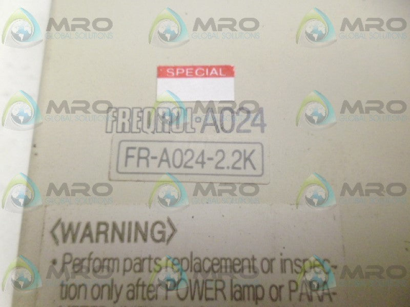 MITSUBISHI FR-A024-2.2K-TF COVER UNMP