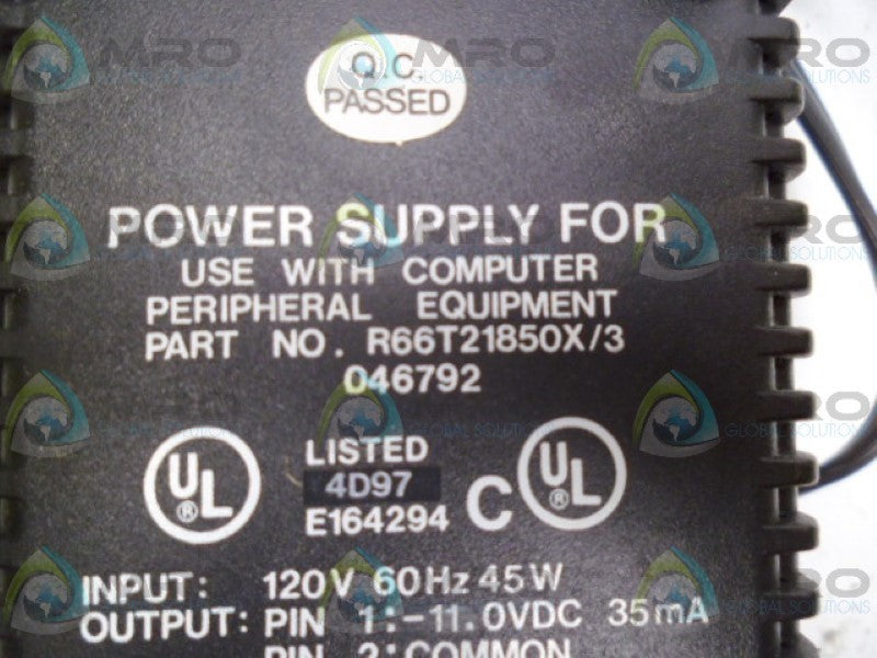 INTERMEC R66T21850X/3 POWER SUPPLY UNMP