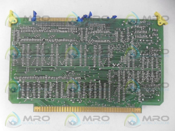 PACKAGE MACHINERY COMPANY PC-1005 11-86 CONTROL BOARD UNMP