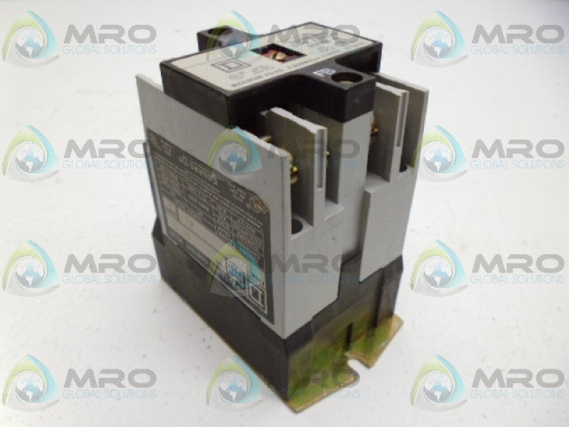 SQUARE D 8501-XC20 RELAY UNMP