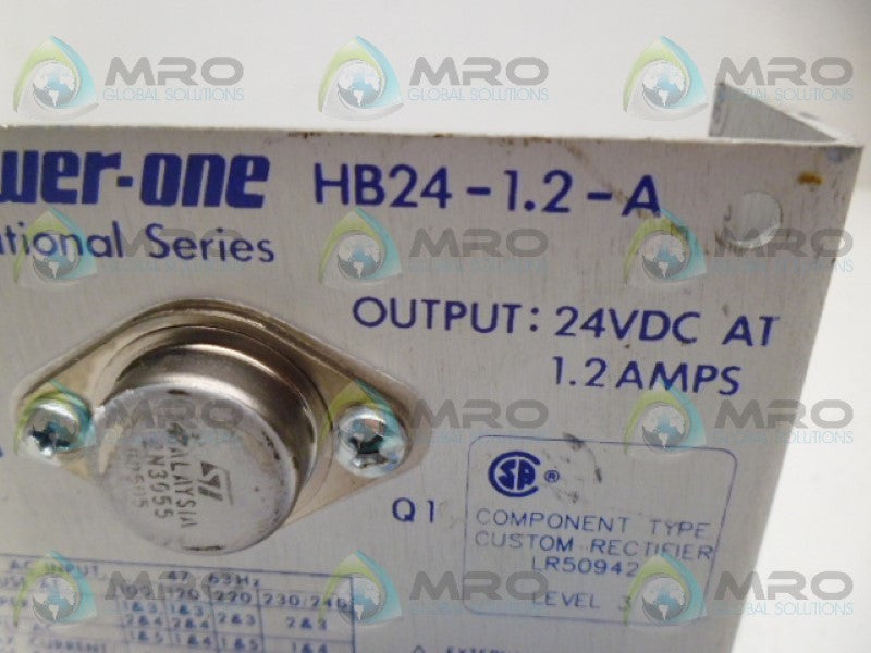 POWER ONE HB24-1.2-A POWER SUPPLY UNMP