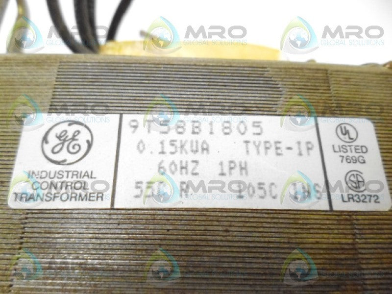 GENERAL ELECTRIC 9T58B1805 TRANSFORMER UNMP