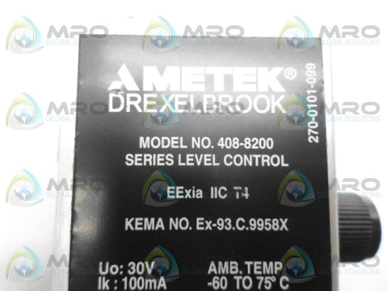 DREXELBROOK 408-8200 LEVEL CONTROL NSNP