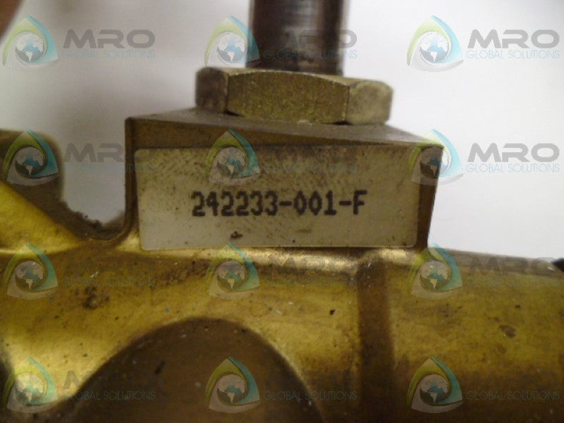ASCO 242233-001-F VALVE UNMP