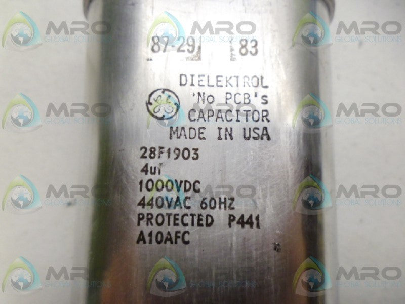 GENERAL ELECTRIC 28F1903 CAPACITOR UNMP