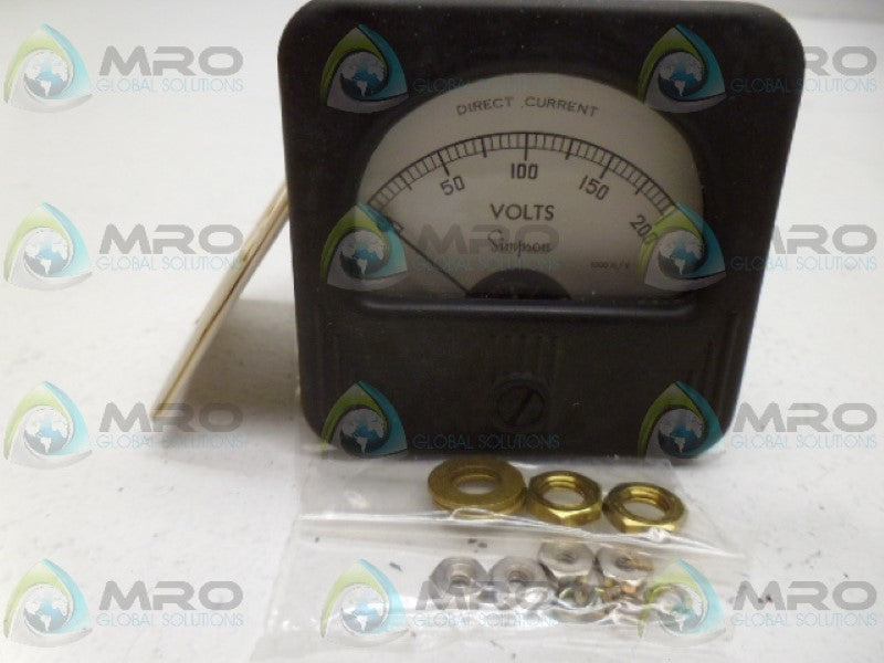 SIMPSON SI/09160 METER 200DC VOLTS NSMP