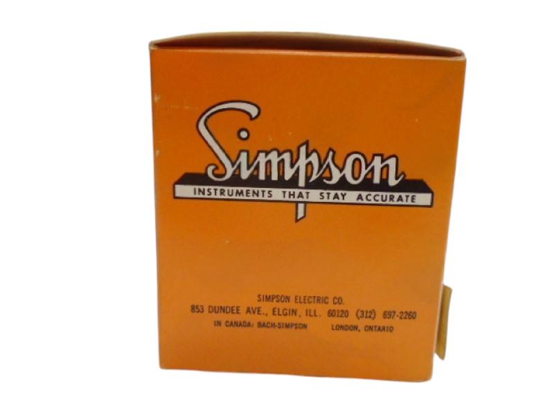 SIMPSON SI/127 METER 200DC VOLTS NSMP
