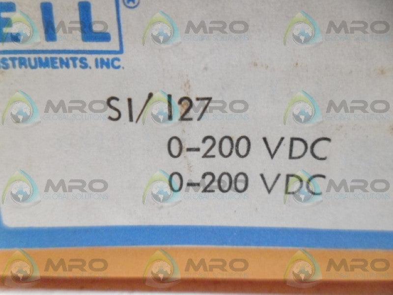 SIMPSON SI/127 METER 200DC VOLTS NSMP