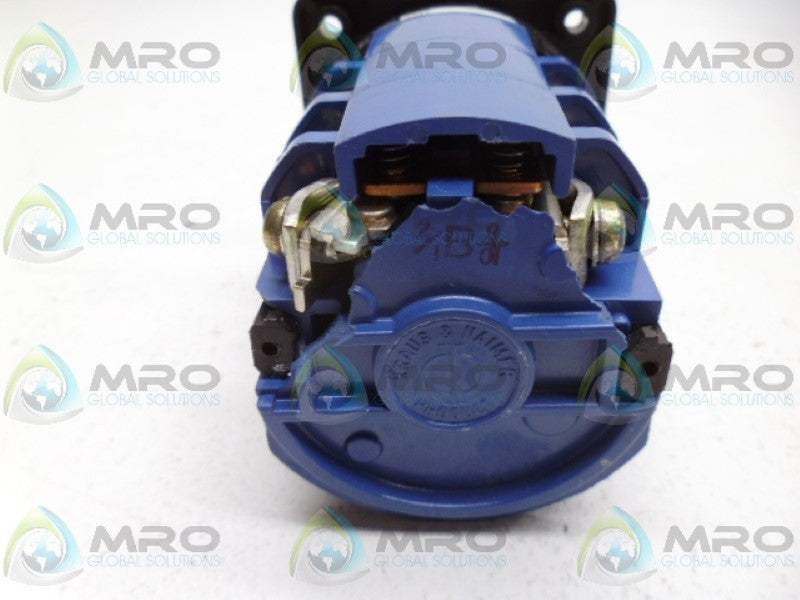 KRUAS & NAIMER C32  ROTARY SWITCH (AS PICTURED) UNMP