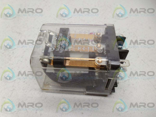 OMRON MJN3C-DC48 RELAY UNMP