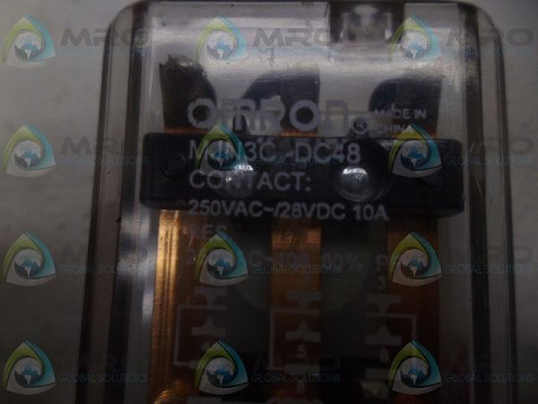 OMRON MJN3C-DC48 RELAY UNMP