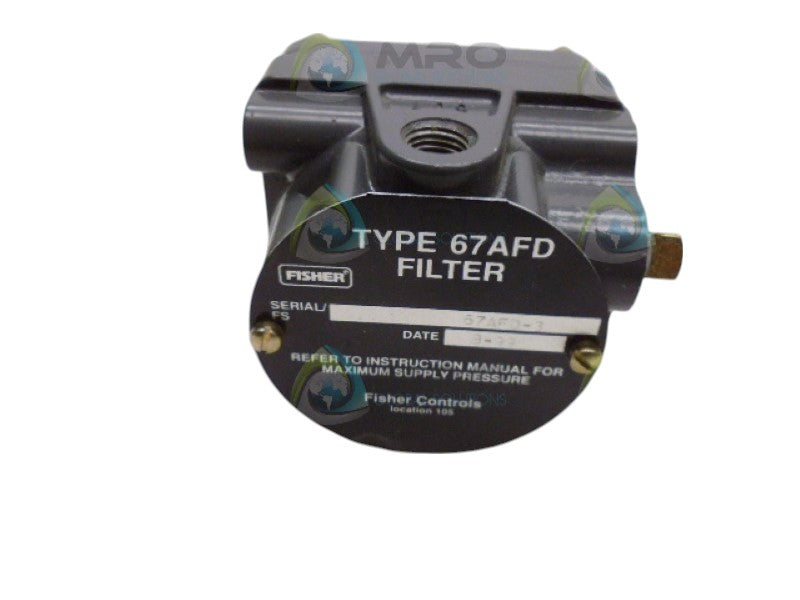FISHER 67AFD-3 FILTER UNMP