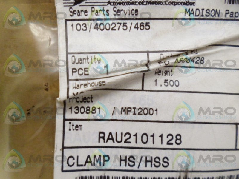 VALMET 103/400275/465 CLAMP NSMP