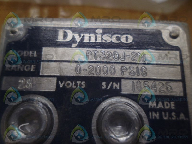 DYNISCO PT320J-2M VALVE NSMP