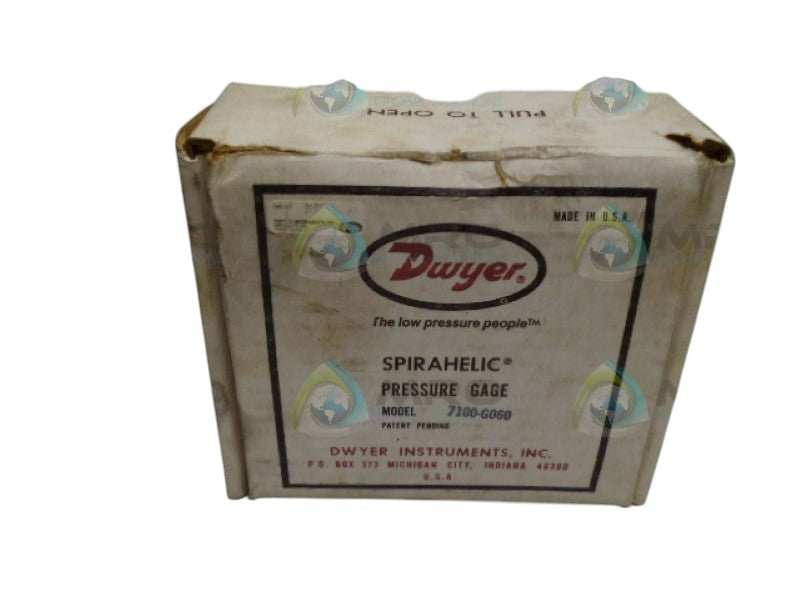 DWYER 7100-G060 PRESSURE GAUGE 60PSI NSMP