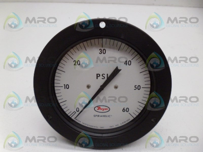 DWYER 7100-G060 PRESSURE GAUGE 60PSI NSMP