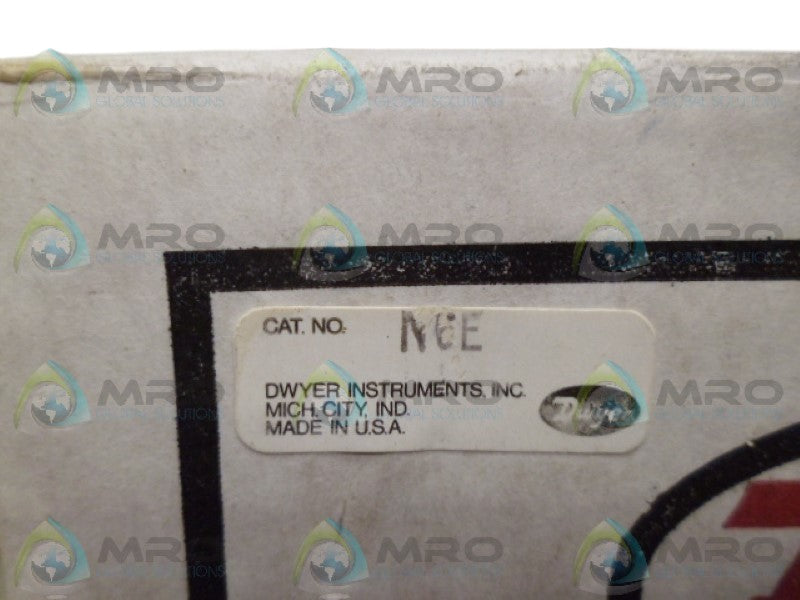 DWYER N6E PRESSURE GAUGE 60PSI NSMP