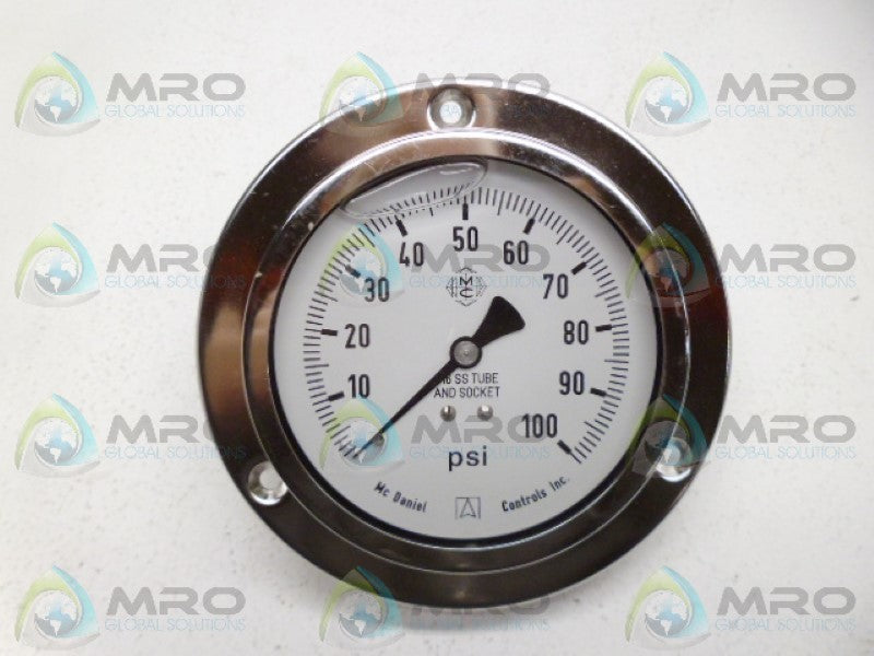 MCDANIEL 01213A GAUGE 100PSI NSMP