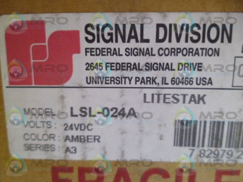 FEDERAL SIGNAL LSL-024A LITESTACK NSMP