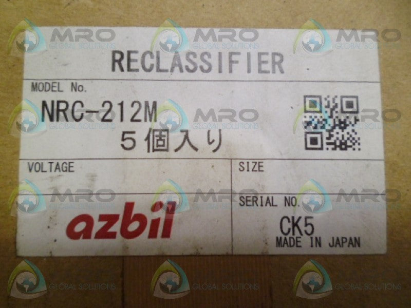 AZBIL NRC-212M RECLASSIFIER (PKG OF 5) NSMP