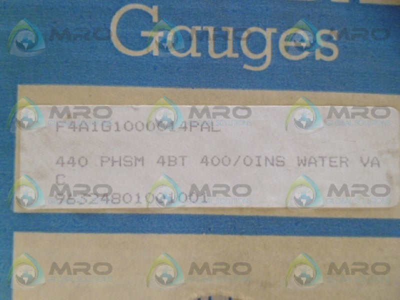 HELCOID F4A1G1000014AAL GAUGE NSMP